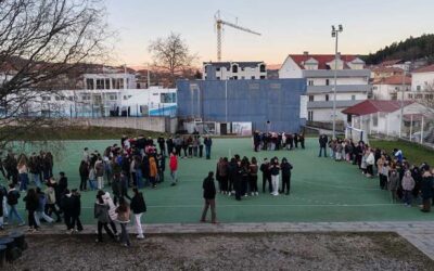 “Potres” u našoj školi – održana vježba evakuacije